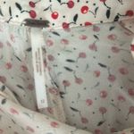 Free People size 12 cherry printed pants wide leg summer fun Photo 2