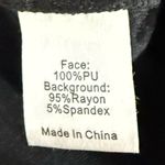 Tuckernuck  black faux, leather high waisted wide waistband pants leggings. S Photo 10