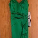 Emerald Sundae  Juniors’ Strappy Surplice-Neck Ruffled Dress Photo 2