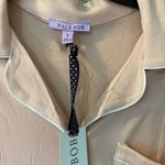 Hale Bob  2 piece classic pajama set in pink with white piping size small NWT Photo 2