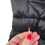 Lilly Pulitzer Elana Puffer Down Vest Black Medium Women's Quilted Zip Up EUC Photo 5