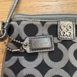 Coach  Black and Gray Wristlet with charm Photo 4