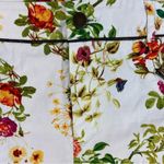 Disney ’s Alice Through the Looking Glass White Floral Capri Length Pants Size 10 Photo 6