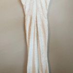 Dress the Population  Sequin Dress White Gown Small Retail $328 Prom Dance Formal Photo 9