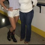 American Eagle  White Jean Shorts Photo 2