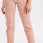 American Eagle  Corduroy Curvy Mom jeans PLUS SIZE 18 Pink Super Stretch Womens Photo 0