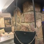 DKNY  Elegant Black Crossbody Bag with Gold Chain very light usage Photo 7