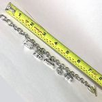 Lois Hill Sterling Silver Hand Bag Charms Rolo Link Toggle  Charm Bracelet Photo 12