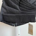 Tadashi Shoji Tadashi Halter Top Black Pleated Sleeveless Party Cocktail Made in USA Photo 3