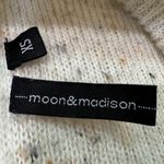 Moon & Maddison SALE! Cream Speckled Moon + Madison Cowl Poncho Sweater Size XS EUC Photo 4