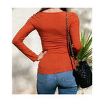 🆕Clay Fitted Ribbed Botton Photo 1