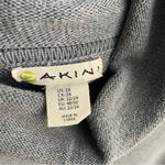 Akini Dakini Funnel Neck Sweater Tunic Gray Cotton Cowl Neck Size 2X Photo 3