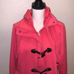 Maurice's Pink Hooded zip up clasp winter peacoat Photo 1