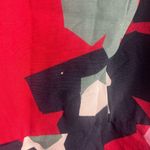 Tyler Boe Linen Multi Poppy Sleeveless Dress size 4 Red Photo 3