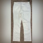 Lands' End Classic White Mid Rise Jeans Size 12 Photo 4