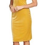 Cynthia Steffe Black lace Gold velvet dress Size 8 Photo 0