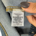 Love Tree  Womens S Blue Denim Sleeveless Button Down Shirt Dress‎ Bodycon Sexy Photo 4