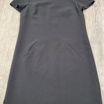 Maggy London  Simple Solid Black Short Sleeve Dress Size 4 Photo 0