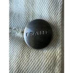 frame denim FRAME Le Vintage Courtyard Striped Cropped Denim Jacket Size M Photo 12