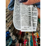 ZARA Women's Blue Denim Cotton V-Neck Balloon Sleeve Knee Length Dress Size XS Photo 11