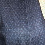 G by Gustavo Arango jacket Front Tie Close black w/blue diamond print Size 8 NWT Photo 2