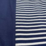 J.Crew  Navy Striped Knit Short Sleeve Mini Shift Dress 4 Photo 4