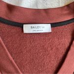 Bailey 44 Womens V-neck Sweatshirt Large Made In USA NEW NWT Boho Beaded Arms Photo 3