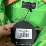 White Fox Boutique NEW White Fox On the Screen Mini Dress Size Small Lime Green Photo 5