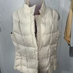 Lilly Pulitzer Lily Pulitzer Women’s Off White Puffer Vest Size Small EUC Photo 1