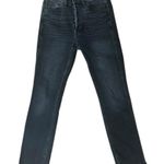 RE/DONE 80s Slim Straight Black Jean Size 27 Button Fly Revolve Photo 2