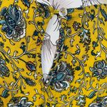 Umgee  hi‎ low hem dress, yellow paisley, ruffled sleeves, size small Photo 6