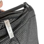 Kyodon Women's Size Small Striped Black Grey Thermal Leggings Photo 5