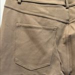 Halara NWT Brown Women's stretch Skirt size S. Flat front pockets midi w/slit Photo 3