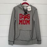 Altar'd State Altar’d State Women’s Small Striped Dog Mom Hoodie Sweatshirt New Photo 0