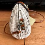 Patricia Nash Patrica Nash Spring Wicker Crossbody Natural Tan Leather handbag NWT Photo 4