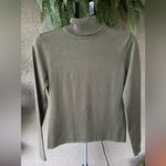Carlisle Vintage  Olive Green Turtleneck Top Photo 2
