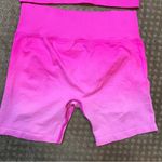 PINK - Victoria's Secret Victoria’s Secret PINK Matching Set Shorts & Bra Pink Ombré size M Biker Photo 9