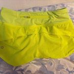 Lululemon Yellow  Shorts Neon Speed Up 2.5" Photo 1