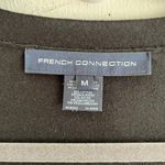 French Connection Cardigan Black V Neck Button Front Lightweight Knit Sz M EUC Photo 4