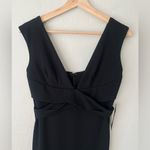 Bebe  Little Black Dress with Plunging Deep V Neckline black 4 NEW Photo 11