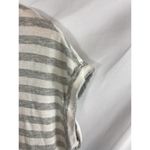 joe's jeans Joe’s Jeans t-shirt striped rolled sleeve Grey white Size Small Photo 5