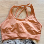 Alphalete Peach Crisscross Strappy Revival Sports Bra Size Small Photo 0