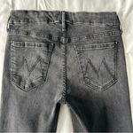 Mother Looker Ankle Fray jeans Night Hawk 27 Black Photo 8