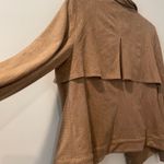 Chico's Foiled Perforated Jacket Faux Leather - Size 1 Photo 2