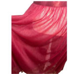 Alisa Pan Burgundy Tulle Flowy Fairycore Skirt Sheer Knee Length Plus Size Size 14 Photo 1