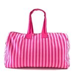 Victoria's Secret Victoria’s Secret Icon Pink Stripe Weekender Large Duffle Bag Photo 3