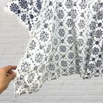 Valentina Naldi Blue White Cotton Kimono Wrap OS Size undefined Photo 7