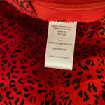 Bishop and Young  Satin Front Twist Karlie Top Red Cheetah Print Photo 5