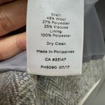 Talbots  Alberdeen Suit Jacket Sz 12. Gray Wool Herringbone Dress Photo 4