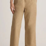 Quince Organic Stretch Cotton Wide Leg Chino Pants size 4 nwot normcore minimal Photo 0